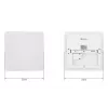 Griestu gaismeklis Tellur Tellur WiFi LED 24W Square — 24W LED, kvadrātveida, WiFi vadība