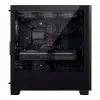 Phanteks XT Pro rūdīta stikla logi - melns