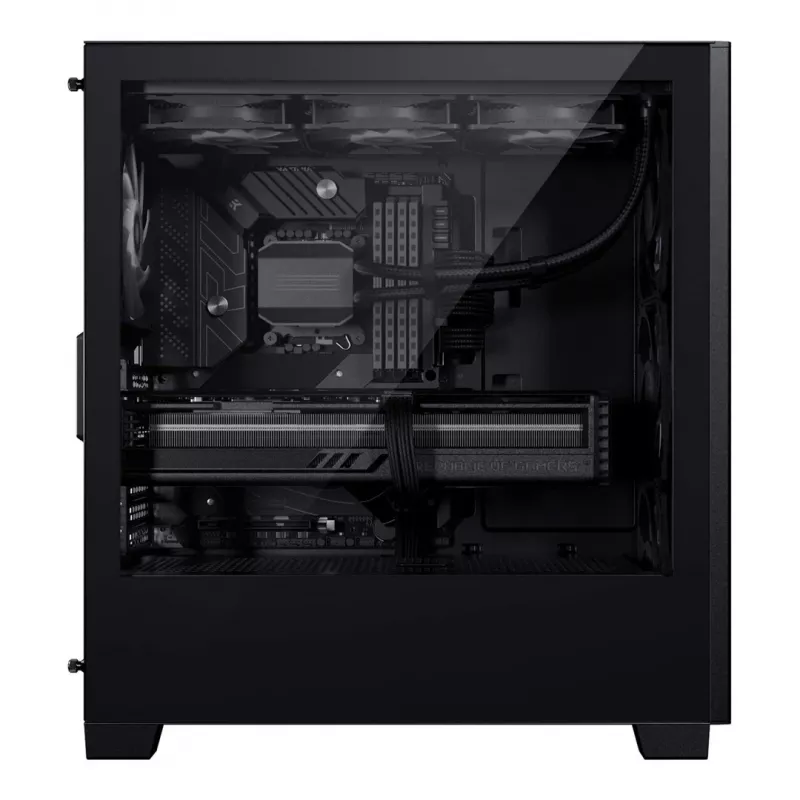 Phanteks XT Pro rūdīta stikla logi - melns