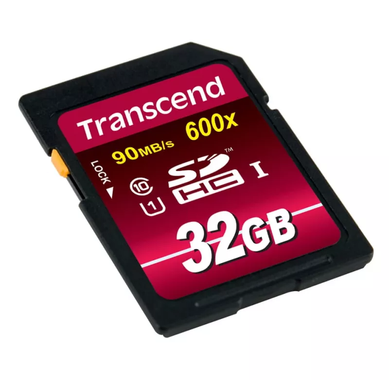 Zibatmiņa Transcend 32 GB SDHC UHS-I 600x TS32GSDHC10U1