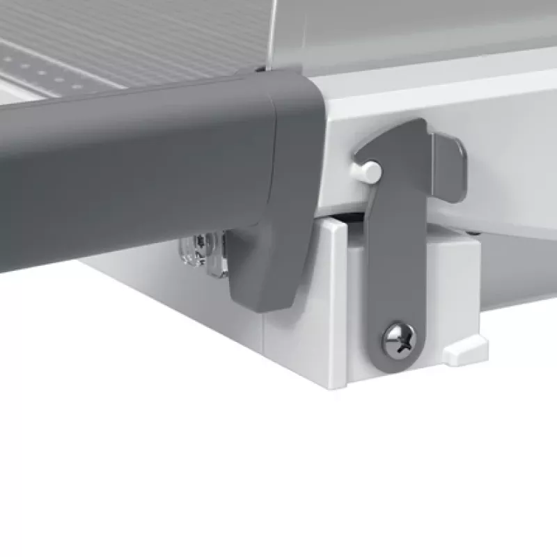 Leitz Precision Home Office papīra grieznis A4, 10 loksnēm, manuāla spīle, nerūsējošais tērauds, A4, 80 g/m², antracīta krāsa