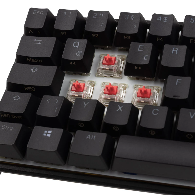 Ducky Mecha Pro SF tastatūra spēlēm, USB, vācu, melna