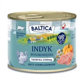 BALTICA regional flavours Turkey - mitrā kaķu barība - 185g
