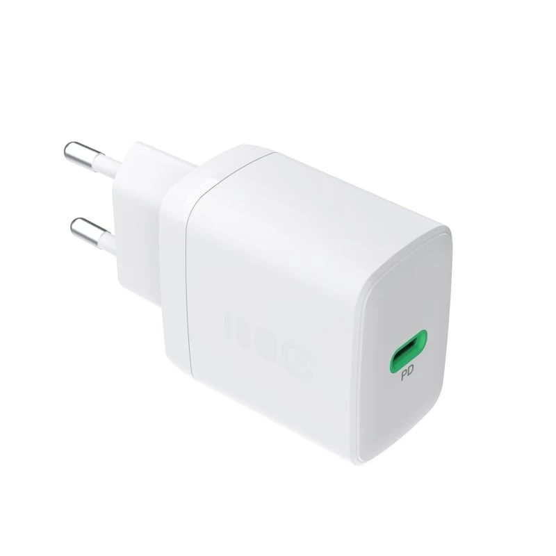 Strāvas adapteris zaļa Cell PowerSource Solo30 30W balts — USB-C lādētājs, 30W jauda
