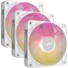 Ventilators Corsair iCUE LINK RX120 MAX RGB 12 cm Balts 3 gab. 400-2000 RPM