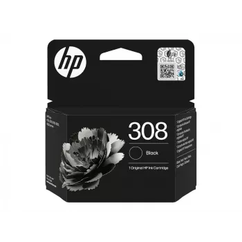 HP 308 Melns Oriģinālā Tintes Kasetne