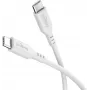Goobay 77743 USB kabelis balts