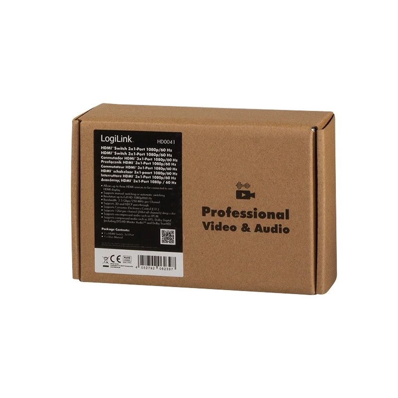 HDMI slēdzis LogiLink HD0041