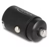 Auto lādētājs DeLOCK 64278 universāls melns ātrā uzlāde 12-24V
