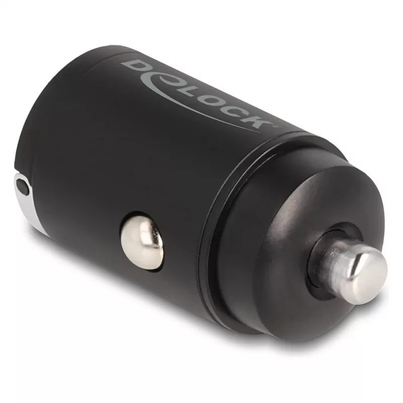 Auto lādētājs DeLOCK 64278 universāls melns ātrā uzlāde 12-24V