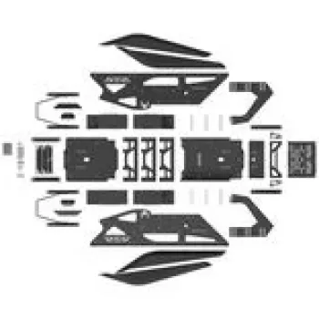 Res-Tech GT Cockpit Simracing Rig - Spīdīgi Balts