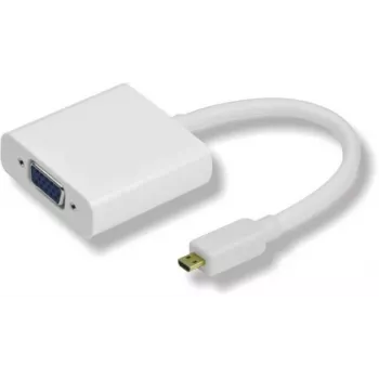 Microconnect HDMIDVGA video kabeļa adapteris 0,25 m HDMI Type D (Micro) VGA (D-Sub) Balts