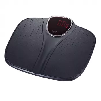 Vannas istabas svari Camry CR 8171b — maksimālais svars 180 kg, precizitāte 50 g, ĶMI mērīšana, melni