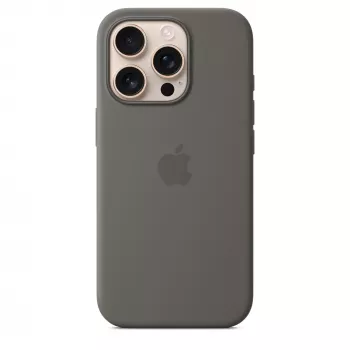 Apple iPhone 16 Pro silikona maciņš ar MagSafe - akmens pelēks