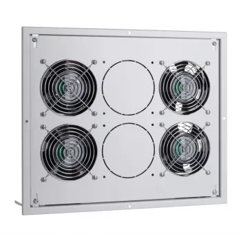 Brīvstāvošs skapja ventilatora modulis Triton RAC-CH-X04-X3 4 ventilatori, pelēks