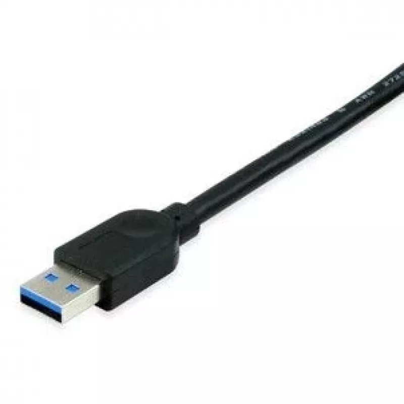 Equip 133346 USB kabelis USB 3.2 Gen 1 (3.1 Gen 1) 5 m USB A Melns