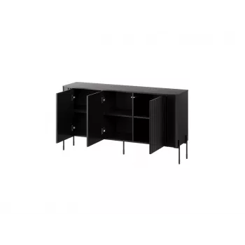 Cama VERA kumode 150x40x80 melns matēts