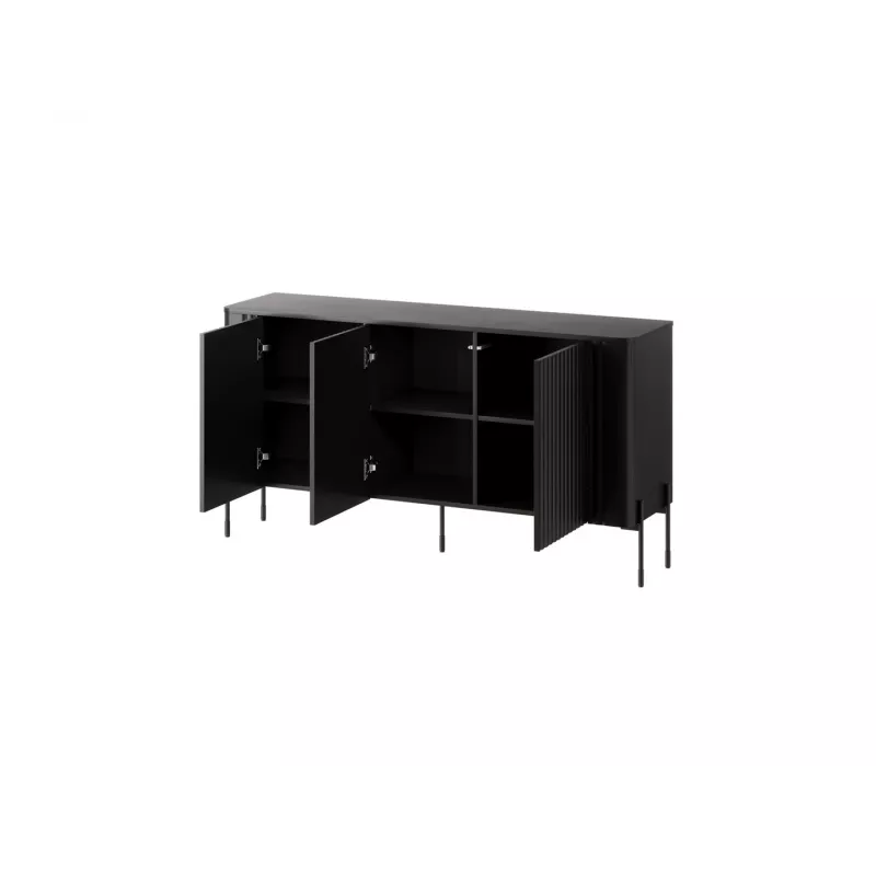 Cama VERA kumode 150x40x80 melns matēts