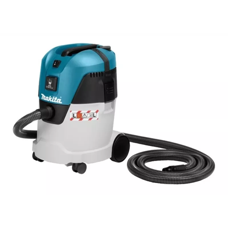 Mitrās un sausās tīrīšanas putekļsūcējs Makita VC2512L — 25 L, 1000 W, 230 V, 21 kPa, 60 l/s
