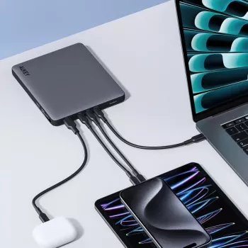 AUKEY Sprint X 20000mAh 100W portatīvais datora barošanas bloks ar PD3.0 - Pelēks