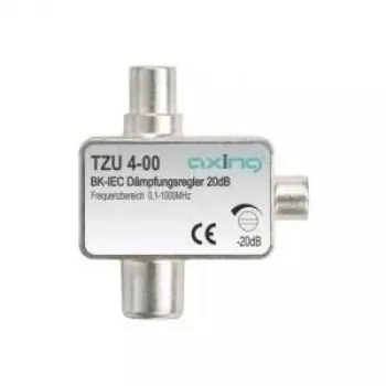 axing TZU 4-00 - Kabelsplitter - 0,1 - 1006 MHz - Alumīnijs - Vīrietis/Sieviete - IEC