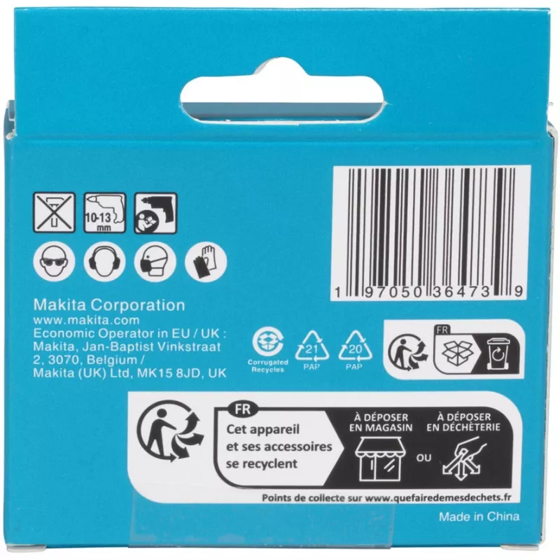 Urbju komplekts Makita E-25410 stiklam un flīzēm, 5 gab.