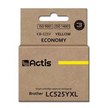 Actis KB-525Y tinte (aizstāj Brother LC525Y; Standarta; 15 ml; dzeltena)