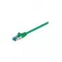 Wentronic Goobay CAT 6a komutācijas kabelis, S/FTP (PiMF), zaļš, 1 m - LSZH bez halogēniem, varš (93681)