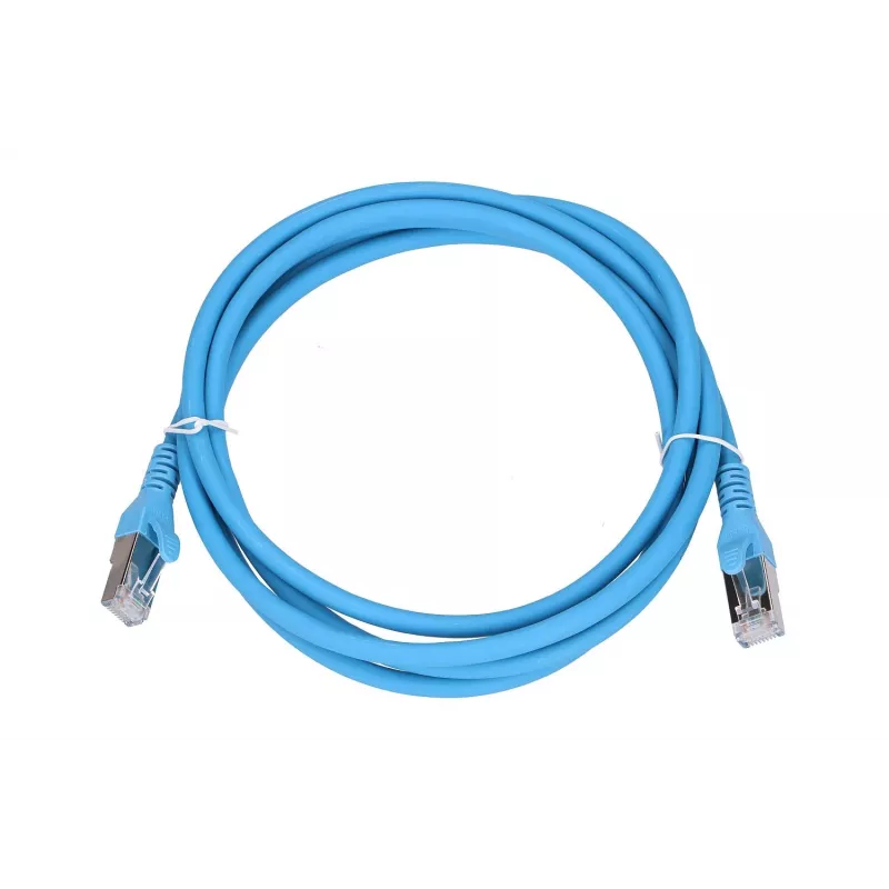 Extralink Cat.6A S/FTP LAN Patch Cord 2m, Copper tīkla kabelis Twisted Pair 10Gbit/s