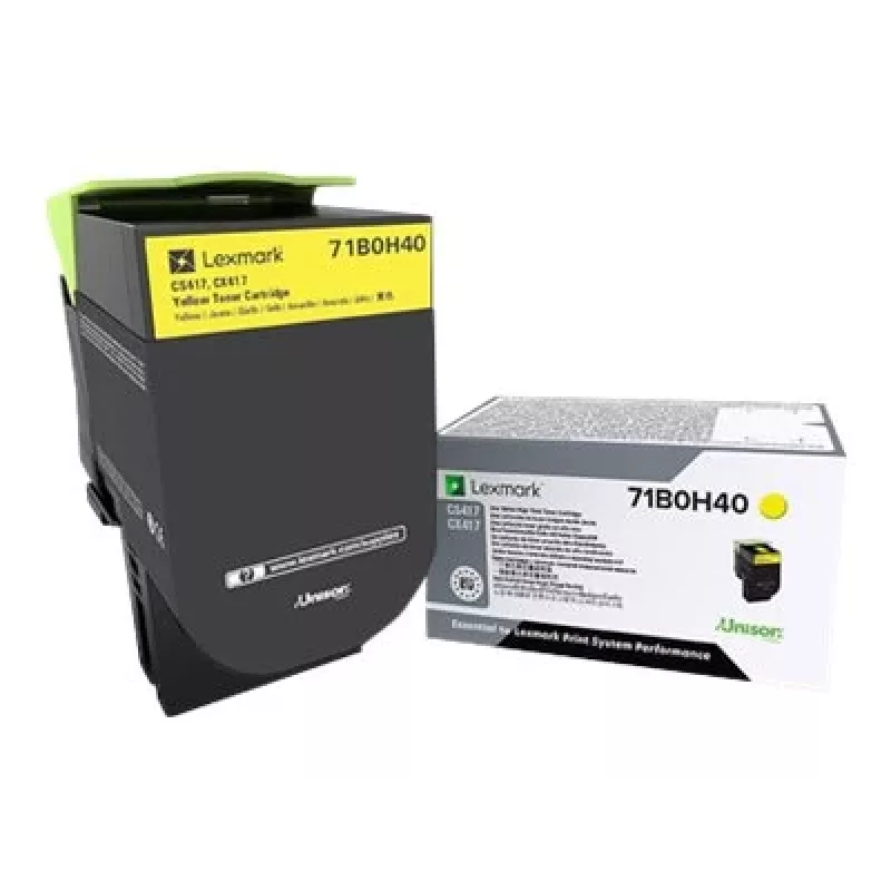 Toner Lexmark TONER REGULAR OPEN dzeltena CRTG 71B0H40 3000 lapas