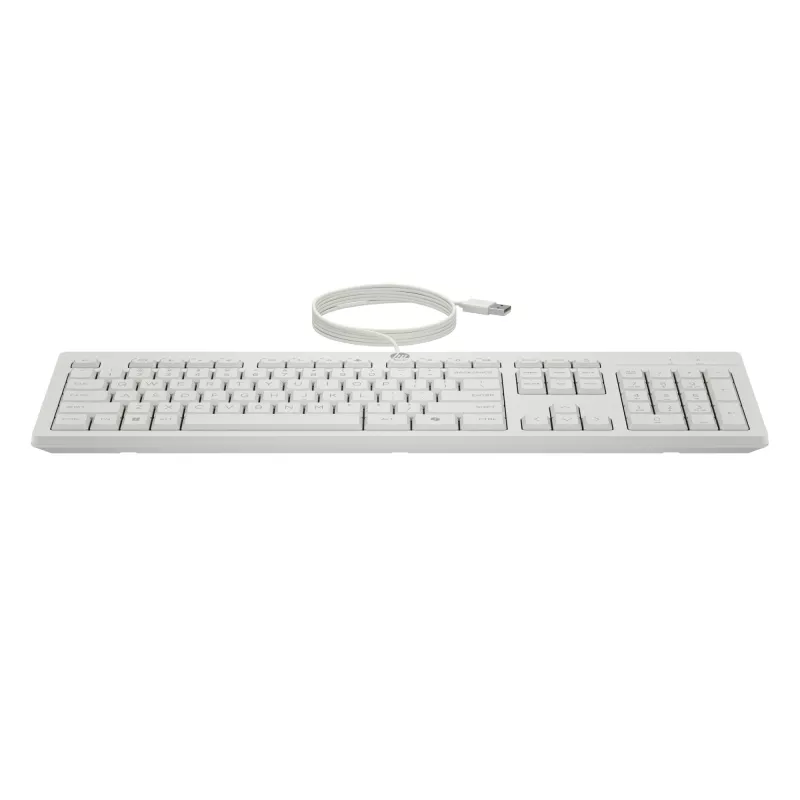 HP 225 G2 USB vadu peles un tastatūras komplekts, Copilot taustiņš - Kašmira baltais - IGAUŅU