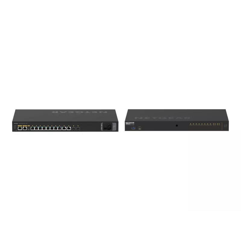 NETGEAR M4250-10G2XF-PoE++ pārvaldīts L2/L3 Gigabit Ethernet (10/100/1000) Power over Ethernet (PoE) 1U Melns