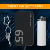 QOLTEC Charger 65W GaN Super Fast plāns PD 5-20V 3.25A USB-C