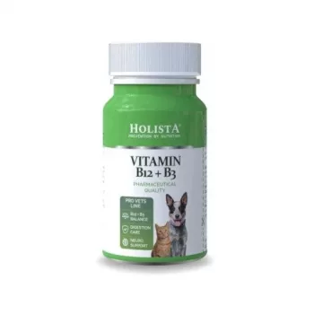 HOLISTA B12 vitamīns + B3 - uztura bagātinātāji suņiem un kaķiem - 90 tabletes