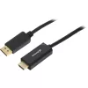 Sharkoon SHA Displayport 1.2 uz HDMI 4K melns 2.0m AKTĪVS 4Kx2K 60Hz