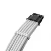 CableMod Universal Pro ModMesh 16‑Pin to 16‑Pin Sleeved kabelis StealthSense, 60 cm, balta