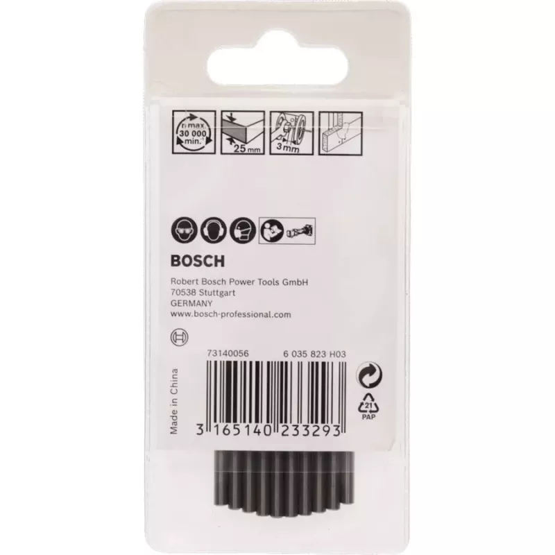 Griešanas uzgalis Bosch 2608620201 3,2 mm Rotocut frēzim — 10 gab.