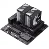 CPU dzesētājs Jonsbo CR-1400 DV2 ar 120 mm ventilatoru, melns