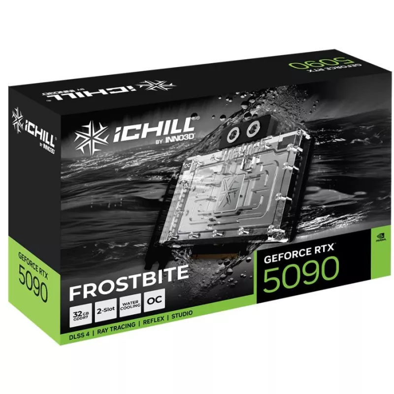 INNO3D GeForce RTX 5090 iCHILL Frostbite 32GB GDDR7 grafiskā karte