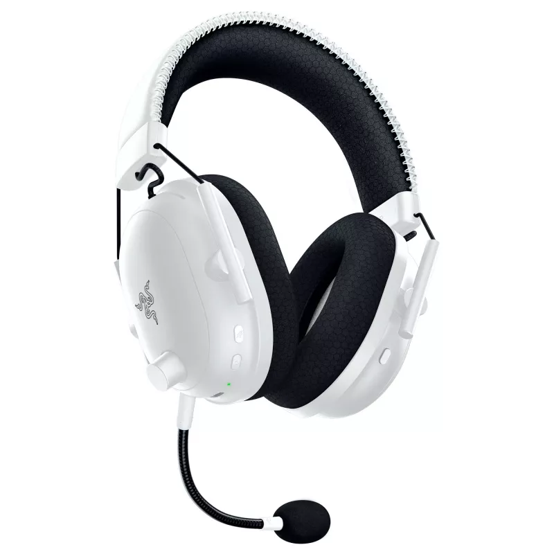 Razer BlackShark V2 Pro for PlayStation bezvadu austiņas, galvas saite, spēlēm, USB Type-C, Bluetooth, balta