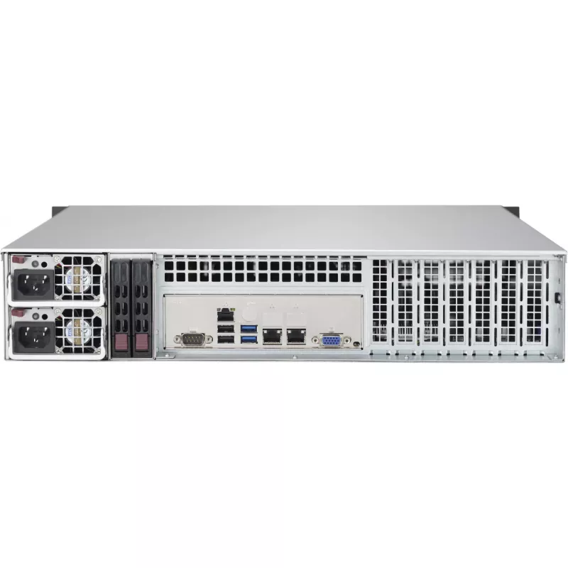 Servera korpuss Supermicro CSE-825MBTQC-R802LPB Rack melns