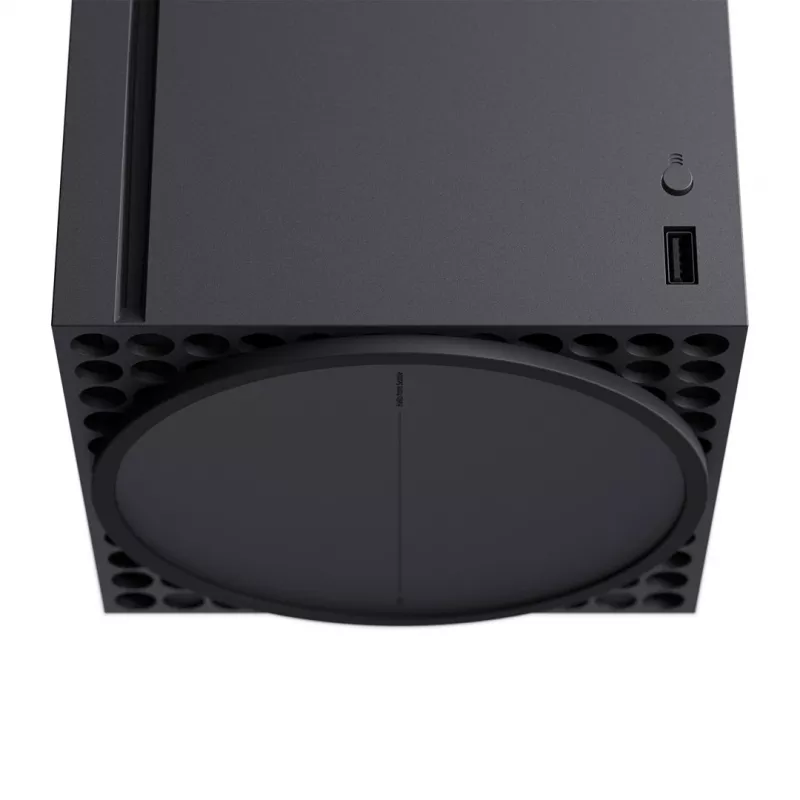 Spēļu konsole Microsoft Xbox Series X — 1 TB SSD, AMD Ryzen Zen 2 3,8 GHz, AMD RDNA 2 (12 TFLOPS), 4K HDR, Wi‑Fi 5, Gigabit Ethernet, Blu‑Ray