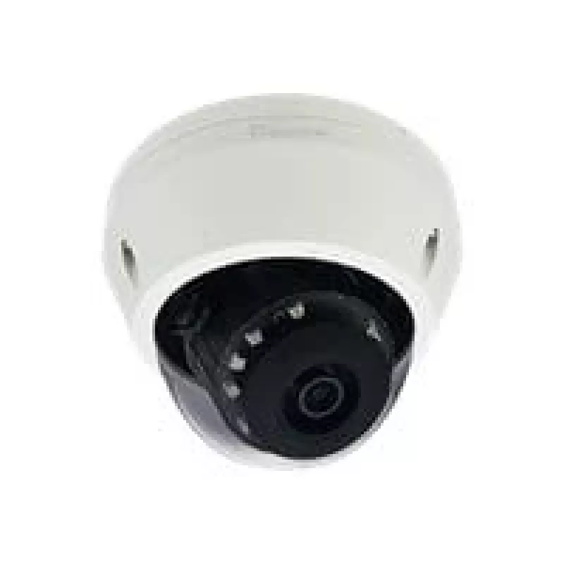 LevelOne HUBBLE Fiksēta kupola IP tīkla kamera, H.265, 5 megapikseļi, 802.3af PoE, IR gaismas diodes, iekštelpu/āra, vandalizturīga