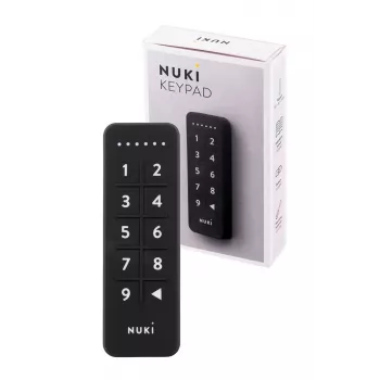 Smart door lock NUKI — Bluetooth (5.0) IP65 code lock CR2032 batteries included