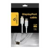DisplayPort kabelis Gembird CC-DP2-6-W — DisplayPort uz DisplayPort, 1,8 m, balts