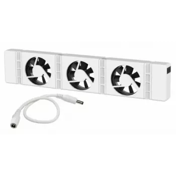 Ventilatora SpeedComfort pagarinājuma komplekts balts, 30 m³/h, 0,55 W, 20 dB, 340×70×23 mm