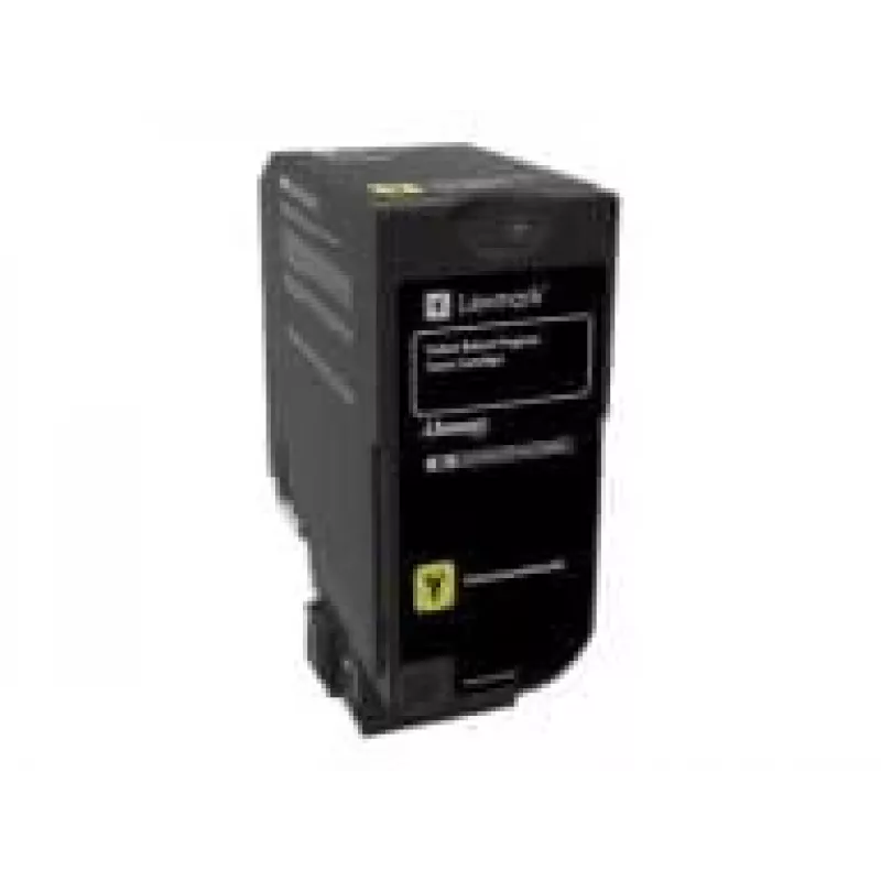 tonera kasete Lexmark 74C20Y0 1000 lapas dzeltena