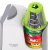 Dārzeņu griezējs Adler AD 4815, 150 W, 5 sprauslas, ABS korpuss, balts/pelēks