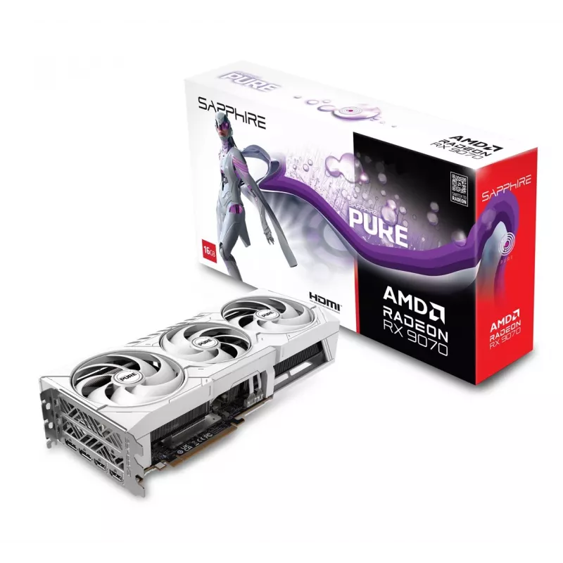 SAPPHIRE Radeon RX 9070 16GB GDDR6 grafikas karte