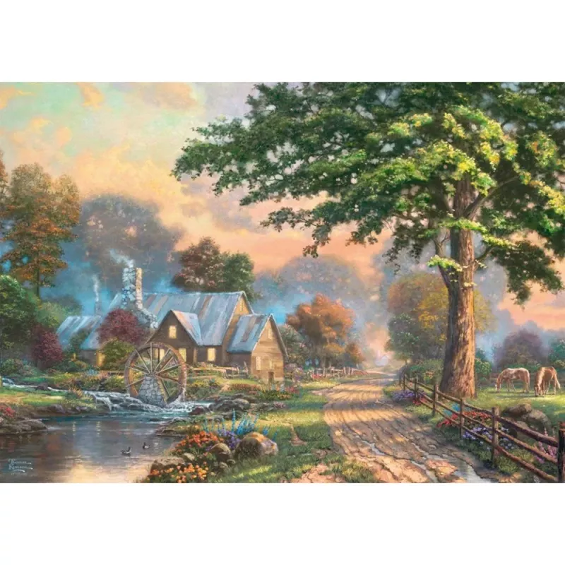 Koka puzle schmidt spiele 59797 Thomas Kinkade Studios 1000 gabali, koka gabali